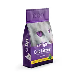 Наповнювач для котячого туалету Catfun бентонітовий з ароматом лаванди 10 л (арт.23.5KDK.00146)