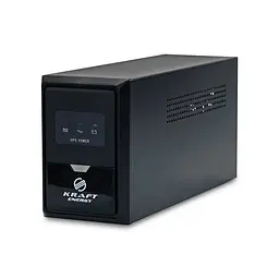 Джерело безперебійного живлення Kraft KRF-B500VA/300W(LED)12V UPS під зовнішній акумулятор (42-00044) - мініатюра 4