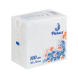Серветки столові Parus 1 шар 33х33 см 100 шт. (4820205440243)