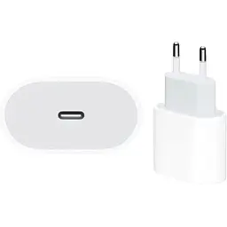 Адаптер живлення USB-C потужністю 20 Вт 3А OEM USB-C підтримка Smart Charge для заряду Iphone iPad Air білий