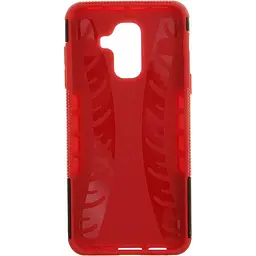 Чохол-накладка Toto Dazzle Kickstand 2 in 1 Case Samsung Galaxy A6+ 2018 Red - мініатюра 3