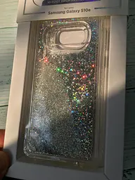 Чохол протиударний з плаваючими блискітками Case-Mate Waterfall Samsung Galaxy S10e (5.8") Iridescent - мініатюра 5