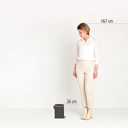 Відро для сміття Brabantia Pedal Bin чорне 3 л (113321) - мініатюра 5