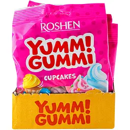 Цукерки желейні Roshen Yummi Gummi Cupсakes 70 г (918367) - мініатюра 3