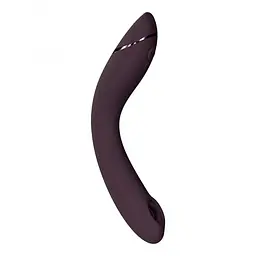 Лубрикант Womanizer OG + 50 мл - Вибратор для точки G c вакуумной стимуляцией, 17.6х3.9 см баклажановый - миниатюра 3