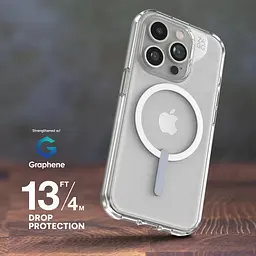 Оригінальний протиударний чохол Gear4 Crystal Palace MagSafe для iPhone 15 Pro Max Прозорий - мініатюра 6