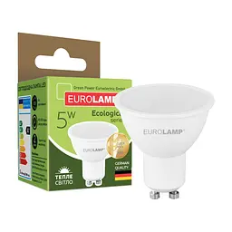 Лампочка Eurolamp LED SMD MR16 5W GU10 3000K 220V (LED-SMD-05103(P)) - мініатюра 2