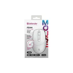 Мишка Defender Feam MM-296 Wireless White (52297) - мініатюра 3