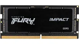 Модуль пам'яті Kingston Fury DDR5 16GB (2x8) SO-DIMM 4800 MHz Impact (KF548S38IBK2-16) - мініатюра 3