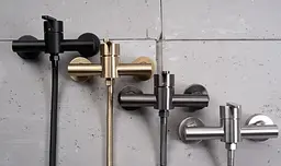 Змішувач для душу Rea Ontario brushed gold REA-B5501 - мініатюра 7