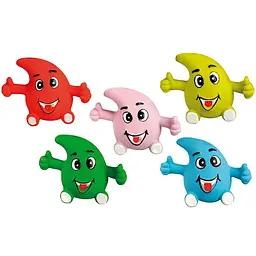 Flamingo puppy toy drop іграшка для цуценят капля латекс 9х5х6.5 см