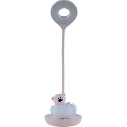 Настольная лампа Kite Cloudy Bear LED с аккумулятором розовая (K24-493-2-2)