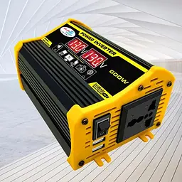 Перетворювач напруги AC/DC S12-5 600W/220В + 2хUSB - мініатюра 2