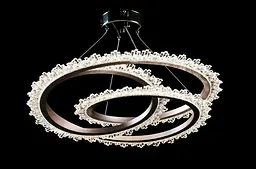 Люстра стельова LED Splendid Ray L146/1, хром, 1 лампа, регульована висота 30-100 см, діаметр 55 см, сучасний стиль для дому - мініатюра 4