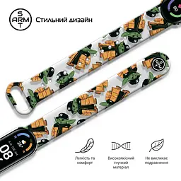 Ремінець ArmorStandart This is the Way для Xiaomi Mi Band 7/6/5 BY Transparent (ARM59267) - мініатюра 2