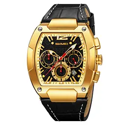 Наручний годинник чоловічий 9357GDBK Gold-Black Skmei acs0030883
