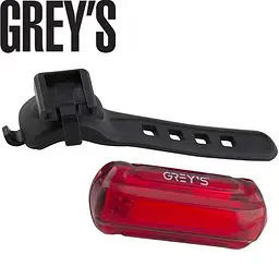 Велосипедний задній ліхтар Grey's LED 2 режими 65 х 20 х 30 мм 1 шт (GR11180)