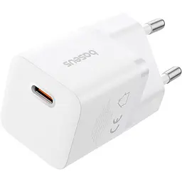 Мережевий зарядний пристрій Baseus GaN5 Fast Charger (Xiaomini) 1Type-C 25W EU P10110909213-00 White - мініатюра 2