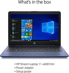Ноутбук HP Stream 11.6" HD 4/32GB, N4000 (11-ak0010nr) Blue (Open Box) - мініатюра 2