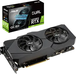 Відеокарта GeForce RTX 2080 8GB Asus Super Dual EVO OC V2 (DUAL-RTX2080S-O8G-EVO-V2) Б/В