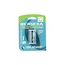 Акумулятор Olight RCR123 (16340) Li-Ion 650 mAh (ORB2-163P06) - мініатюра 3