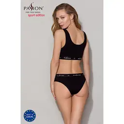Спортивний топ із широкою гумкою Passion PS004 TOP black L - мініатюра 7