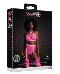 Комплект білизни Ouch! Neon, XS/XL (рожевий) - мініатюра 3