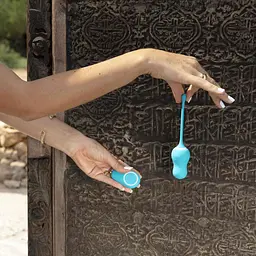 Віброяйце Cala Azul Elena Vibrating Egg 16.2 см блакитний - мініатюра 7