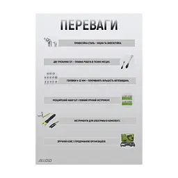Набір інструментів Alloid 1/2" та 1/4", 6-гранний, 109 предметів (NI-109P) - мініатюра 7