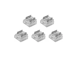 Конектор прямий для LED стрічки EUROLAMP COB 8мм IP20, 0-36V, 5A набір 5шт - мініатюра 3