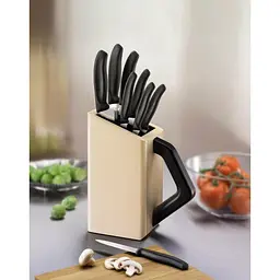 Набір кухонний Victorinox SwissClassic Cutlery Block 8шт з чорн. ручкою з підставкою (8 ножів) - мініатюра 6
