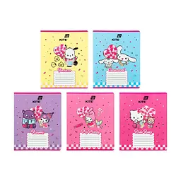 Зошит Kite Hello Kitty and Friends, 18 аркушів, лінія (HK26-237), в асортименті