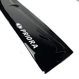 Cпойлер заднього скла козирок для ВАЗ 2172 Priora Voron Glass - мініатюра 3