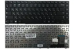 Клавіатура для Samsung 370R4E 370R4E-S01 чорна без рамки Прямий Enter High