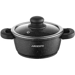Каструля Ardesto Gemini Anzio, 1.2л, алюміній, чорний (AR2412GE)