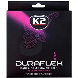 Губка для миття K2 з липучкою для полірування, чорна (фінішна) (L614) - мініатюра 3