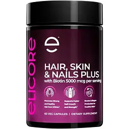 Амінокислота Elicore Labs Hair, Skin & Nails Plus, 60 вегакапсул vit0004035