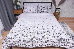 Підковдра Moon&Star Бязь Gold Люкс Little Stars Євро 200x220 см - мініатюра 2