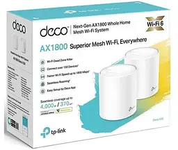 Wi-Fi система TP-LINK DECO X20 2-pack - набір із 2 роутерів - мініатюра 3