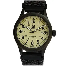 Наручний годинник чоловічий BESTA Command Green Nylon 2 ремінці Чорний (3621) - мініатюра 2