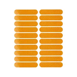 Комплект світловідбивних наклейок для електросамокату UKC Yellow - мініатюра 2