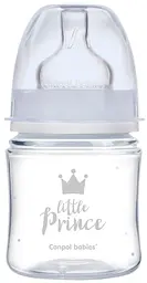 Дитяча пляшечка антиколікова для годування новонароджених 120 мл EasyStart Royal Baby Canpol babies блакитний