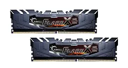 Модуль памятi DDR4 2x8GB/3200 G.Skill Flare X (F4-3200C16D-16GFX) - мініатюра 2