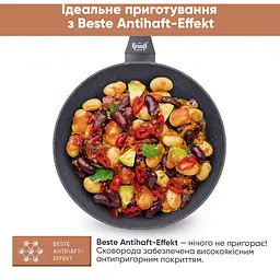 Сковорода-вок Grand Chef з антипригарним мармуровим покриттям 28 см (25-45-125) - мініатюра 9