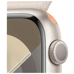 Apple Watch Series 9 GPS 45mm Starlight Aluminium with Starlight Sport Loop MR983 - мініатюра 3