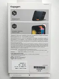 Чохол протиударний із підставкою Spigen Slim Armor ACS02374 для Samsung Galaxy S21 Ultra (6.8") Black - мініатюра 9
