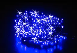 Гірлянда Leds Flash з іскрою 200 led Blue - мініатюра 2