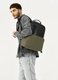 Чоловічий рюкзак Sambag ZARD DART чорний з хакі 44 х 31 х 15 см (25523119m) - мініатюра 2