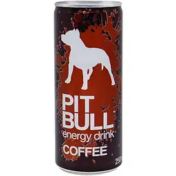 Напиток энергетический безалкогольный Pit Bull Coffee сильногазированный 0.25 л ж/б (921761)