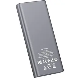 Додаткова батарея Hoco B40 (7000mAh) Metal Grey - мініатюра 3